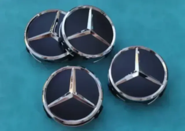 75mm Tapabujes Mercedes Centro de Llantas Ruedas