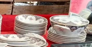 56 piezas vajilla cartuja sevilla