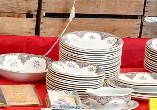 56 piezas vajilla cartuja sevilla