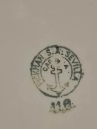 56 piezas vajilla cartuja sevilla