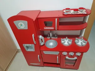 Cocina Juguete Roja KidKraft Vintage