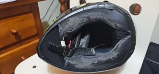 Casco Shark Talla XS Negro y Amarillo. Buen estado