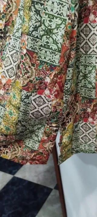 Camisa vintage estampada hombre