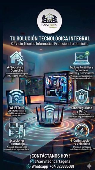 Servicio técnico informático a domicilio