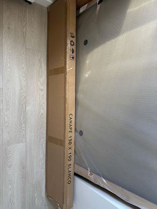 Canapé Blanco 1,50x1,90 A Estrenar