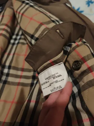 Parka Burberry Beige Talla 60