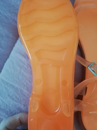 Sandalias Igor Goma Naranja Talla 35