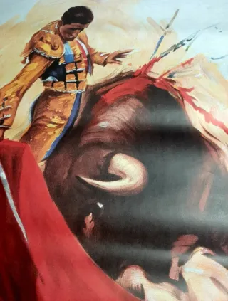 Cartel Toros Antiguo