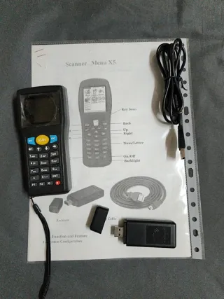 Scanner Codice a Barre X5 + Accessori