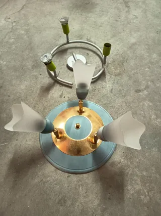 Plafónes de techo 3 luces