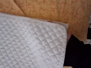 Copriletto culla trapuntato bianco