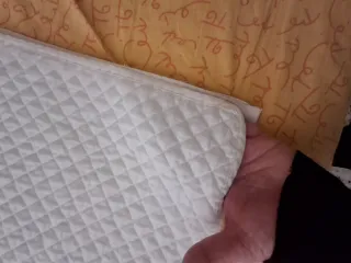 Copriletto culla trapuntato bianco