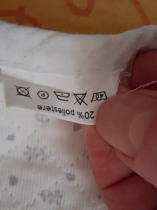 Copriletto culla trapuntato bianco