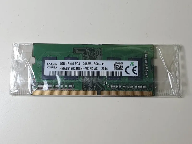 RAM 4GB PC4-2666V SO-DIMM marca SK hynix afbeelding 3