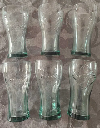 Conjunto 6 Copos Coca-Cola McDonald's 2015