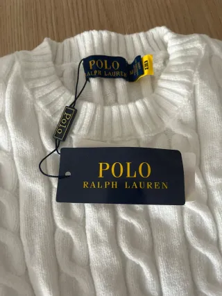 Jersey Polo Ralph Lauren Blanco Talla M
