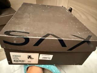 Stivaletti camoscio donna tacco 39 sax camoscio