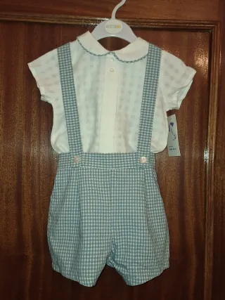 Conjunto Ropa Bebé Niño y camiseta, talla 18meses
