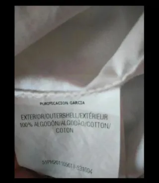 Camisa blanca de Purificación García.