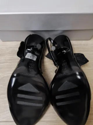 Sandalias Gianmarco Lorenzi Tacón Negro