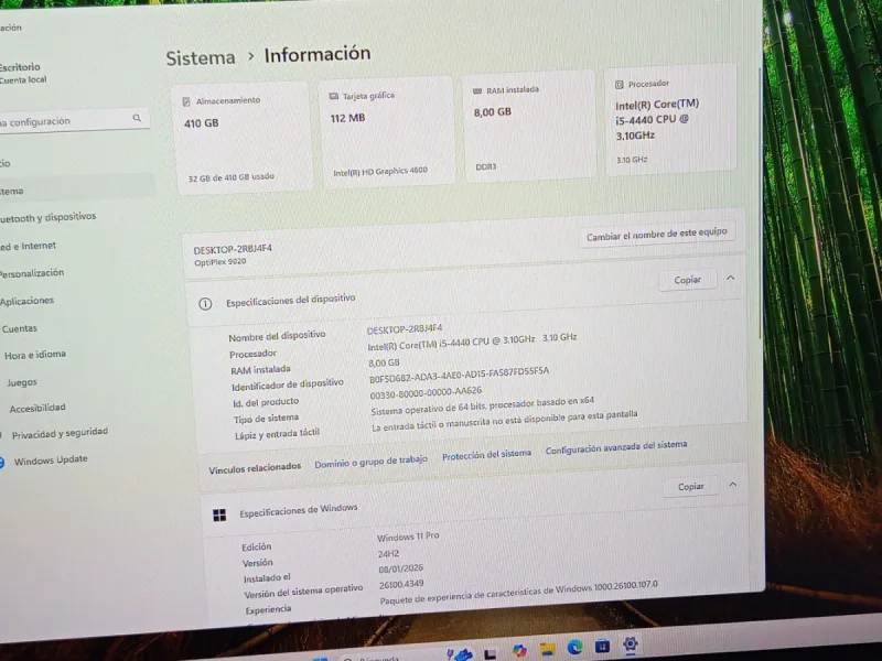 PC Dell Optiplex 9020 Intel i5 afbeelding 4