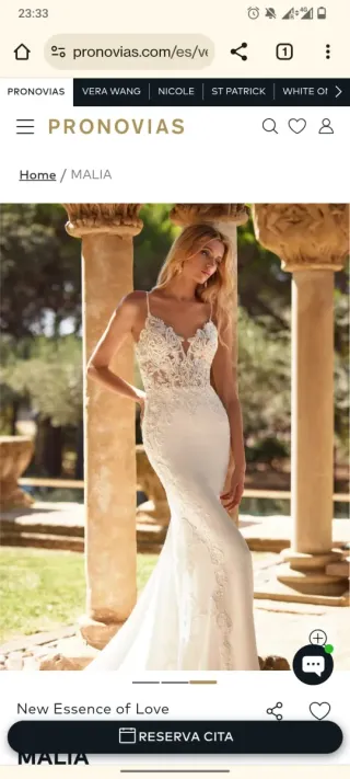 Vestido de Novia Pronovias a Estrenar