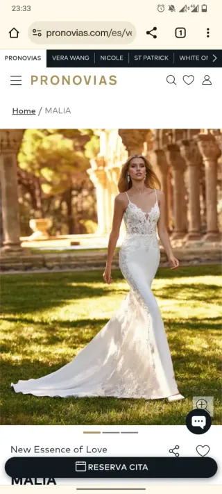 Vestido de Novia Pronovias a Estrenar