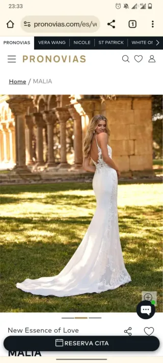 Vestido de Novia Pronovias a Estrenar