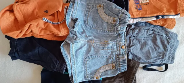 Lote 10 pantalones cortos