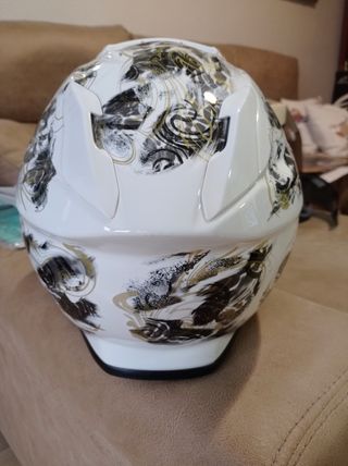 Casco Shoei GT-Air 2  Blanco Diseño Dorado