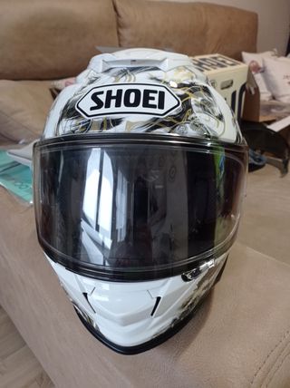 Casco Shoei GT-Air 2  Blanco Diseño Dorado