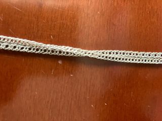 Cadena de plata con cruz