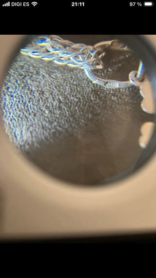 Cadena de plata con cruz