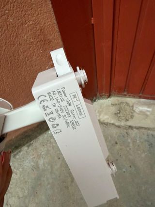 Foco LED blanco para carril