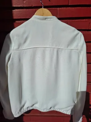 Chaqueta Massimo Dutti Blanca Talla S