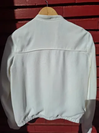 Chaqueta Massimo Dutti Blanca Talla S