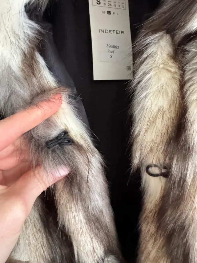 Abrigo pelo sintético T S-M