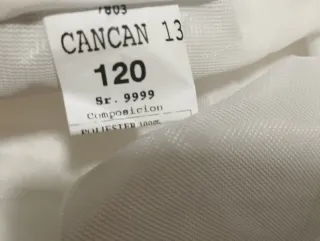 Cancán Comunión Blanco