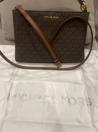 Bolso Michael Kors Marrón y Dorado
