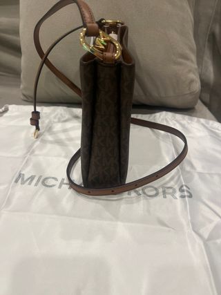 Bolso Michael Kors Marrón y Dorado