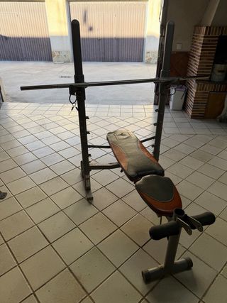 Set Palestra Banco Pesi e Accessori