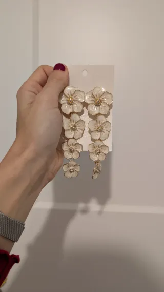 Pendientes Redondo Brand Flores Cancún