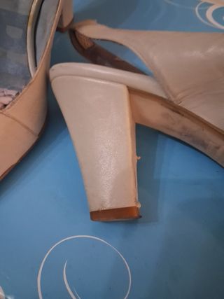 Zapatos Troppa Beige Mujer Tacón
