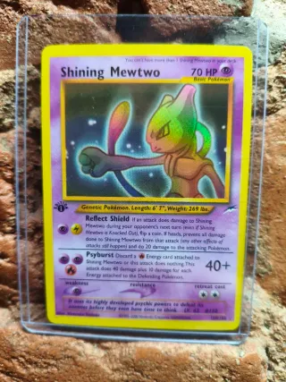 Shining Mewtwo – Replica da Collezione – Carta Rar