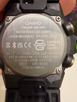 Casio G-Shock Dorado Negro