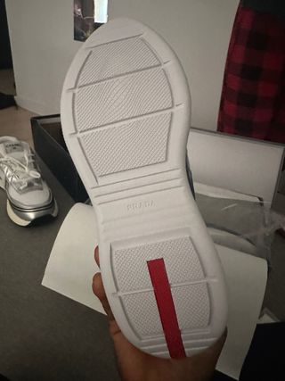 Prada American Cup Azul y Blanco