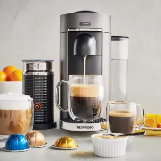 Cafetera Nespresso Vertuo Plus Deluxe Negra