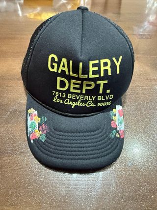 Berretto Gallery Dept. nero con fiori