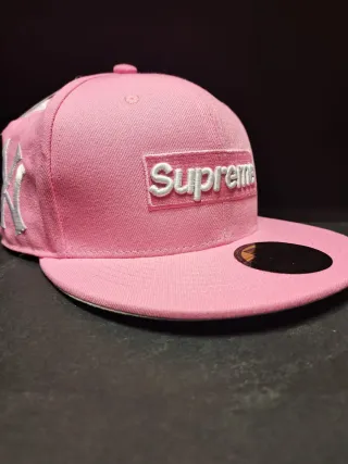Gorra Supreme New Era 59FIFTY Rosa Talla 7.1/2