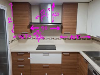 Cocina Porcelanosa,Silestone SOLO MUEBLES Y PIEDRA
